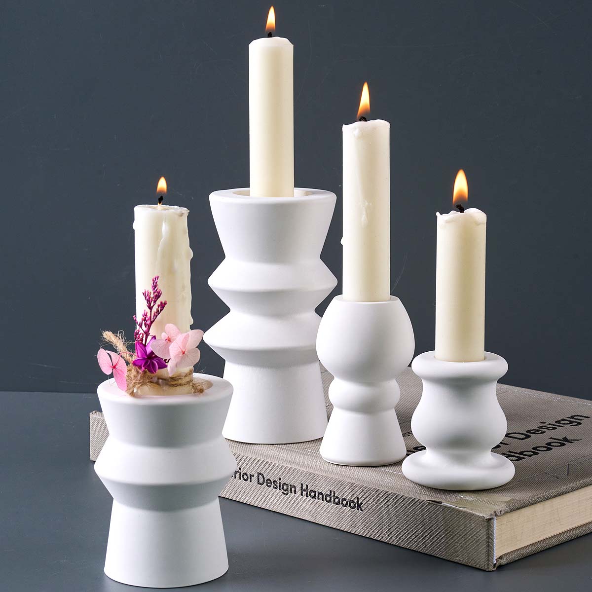 Candle Quotes - 노르딕 캔들 홀더 실리콘 몰드 DIY