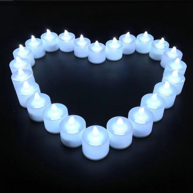 Candle Quotes - 배터리로 작동되는 무화염 LED 티캔들, 웨딩,