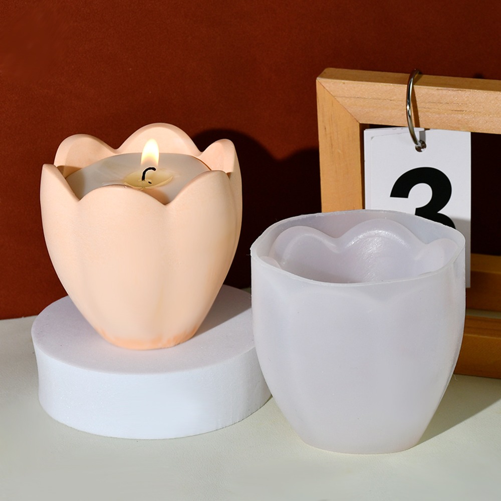 튤립 양초 거치대 실리콘 몰드, 꽃 송진 비누 상자 만 - Candle Quotes 리뷰 및 가격
