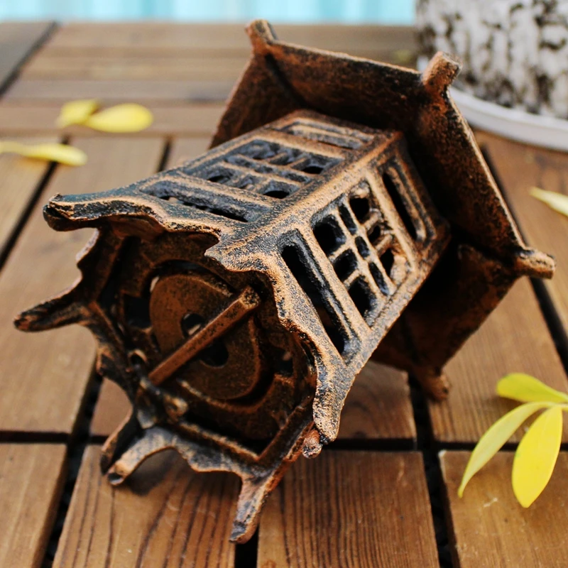 빈티지 육각 랜턴 아이언 촛대, 안뜰 주철 수공예 향, - Candle Quotes 리뷰 및 가격