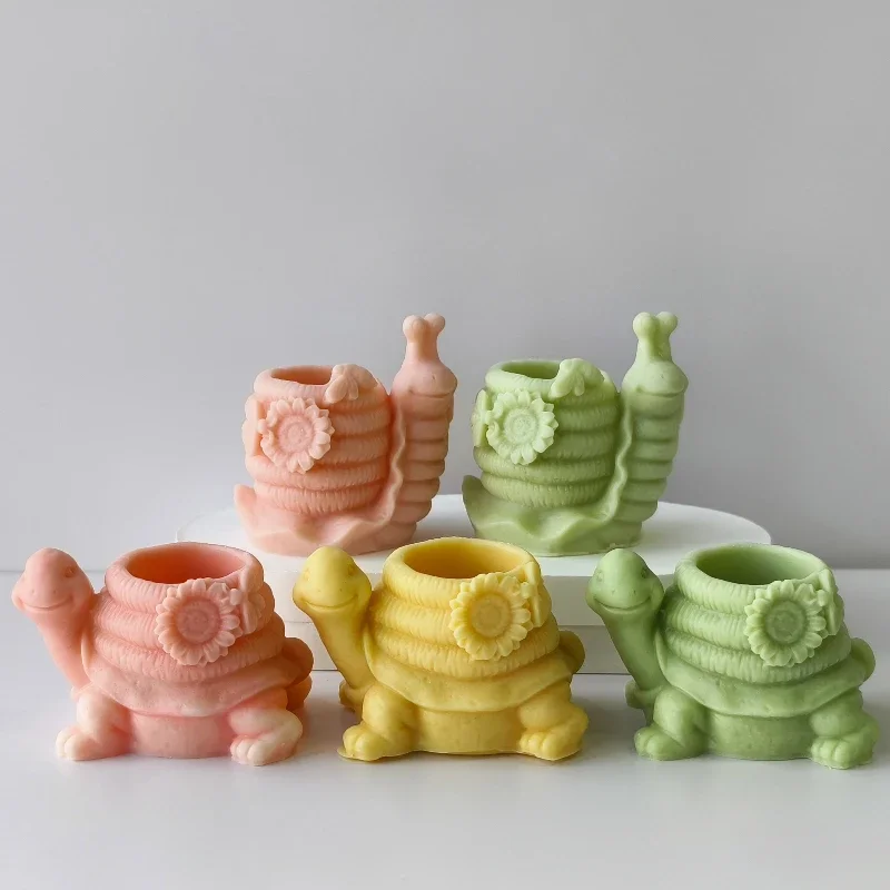 거북이 달팽이 캔들스틱 실리콘 몰드 DIY 다육식물 화 - Candle Quotes 리뷰 및 가격