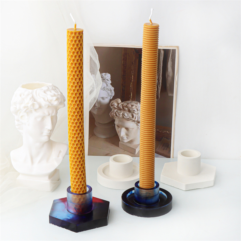 둥근 막대 양초꽂이 실리콘 몰드 DIY 육각형 캔들 홀 - Candle Quotes 리뷰 및 가격