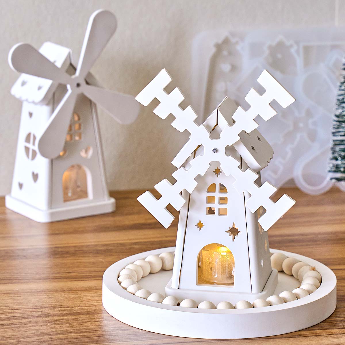 창의적인 회전 풍차 캔들 홀더 실리콘 몰드 DIY 수제 - Candle Quotes 리뷰 및 가격