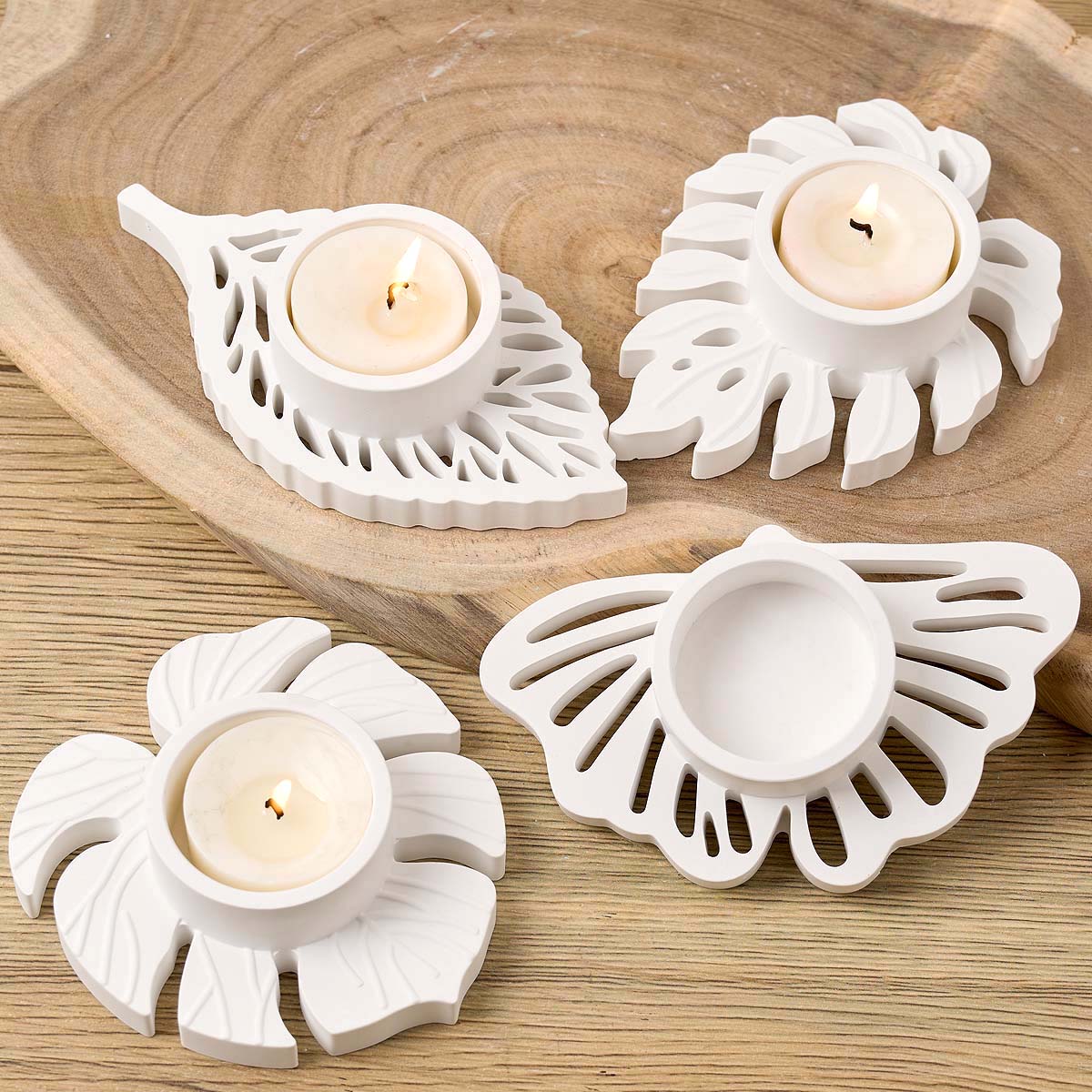 나뭇잎 촛대 실리콘 몰드 DIY 수제 잎 Tealigh - Candle Quotes 리뷰 및 가격